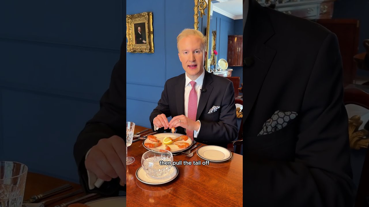 Are You Surprised That Unshelled Prawns Eaten With Your Hands Dining Williamhanson Etiquette