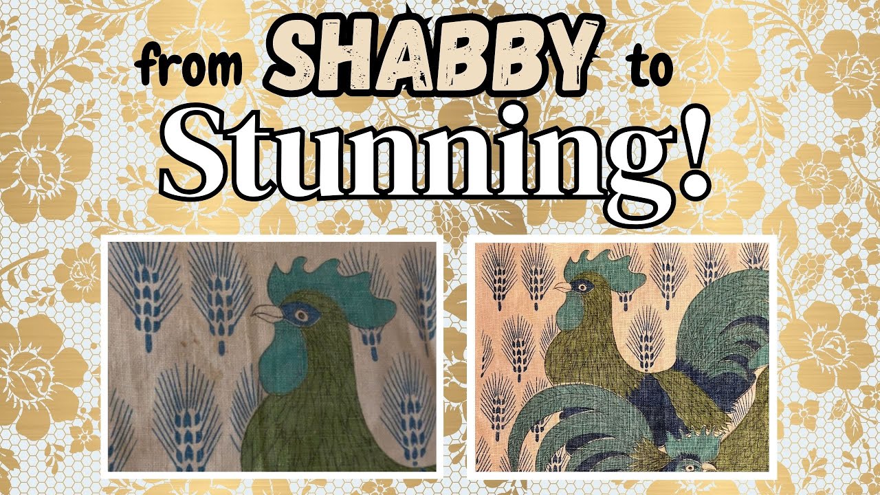 Transforming Vintage Linens | Using RetroClean to Brighten Old Fabric