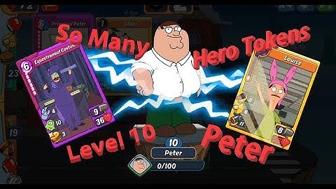 We got Level 10 Peter in Animation Throwdown