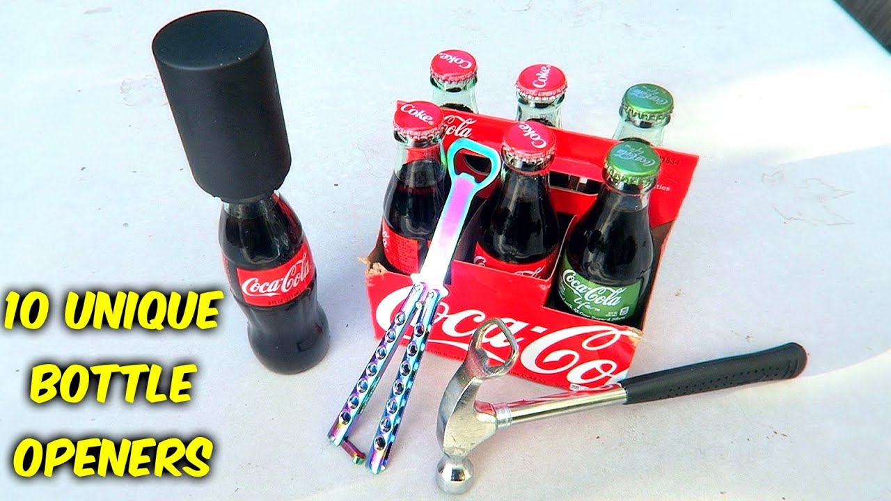 10 weird bottle openers put to the test youtube unique bottle openers
