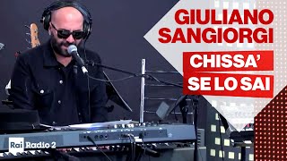 Video-Miniaturansicht von „GIULIANO SANGIORGI canta "Chissà se lo sai", di LUCIO DALLA a Non è un Paese per Giovani su Radio2“