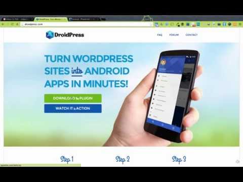 DroidPress: Wordpress to Android App Overview