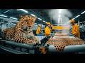 Inside the Luxury Leopard-Pattern Leather Factory | Million-Dollar Products Full Process