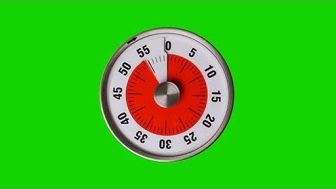 60 Seconds Timer Stock Video