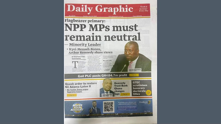 NPP Flagbearership Race: NPP MPs must remain neutral - Minority leader | AM Newspaper