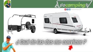 ¿CUAL DE LAS DOS ELEGIR ? comparamos las mini con caravanas grandes