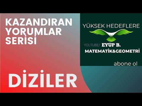 AYT MATEMATİK KAZANDIRAN YORUMLAR #DİZİLER SORU ÇÖZÜMÜ