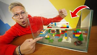 RENOVASI AKUARIUM KURA2 MARCO DARI LEGO!!