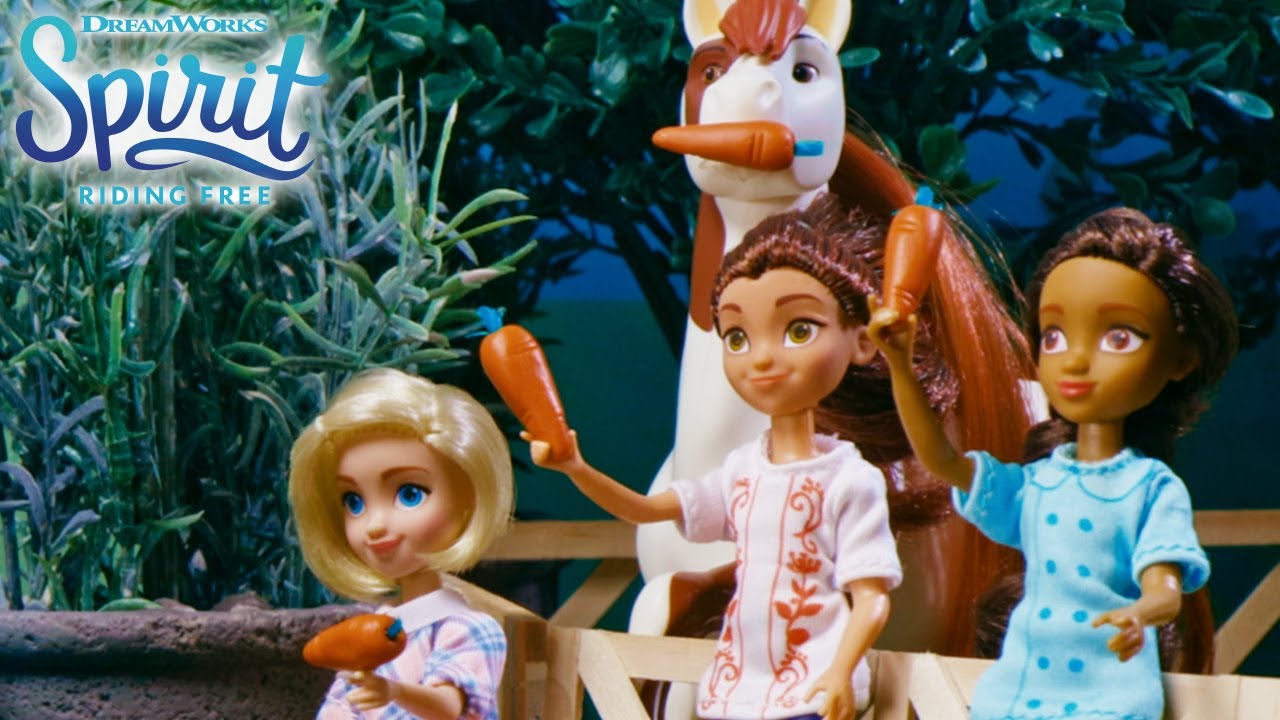 HUNGRY HUNGRY Horses! SPIRIT RIDING FREE YouTube