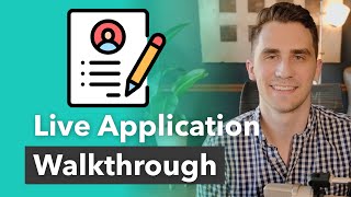 How To Fill Out A Loan Application  Complete Walkthrough!