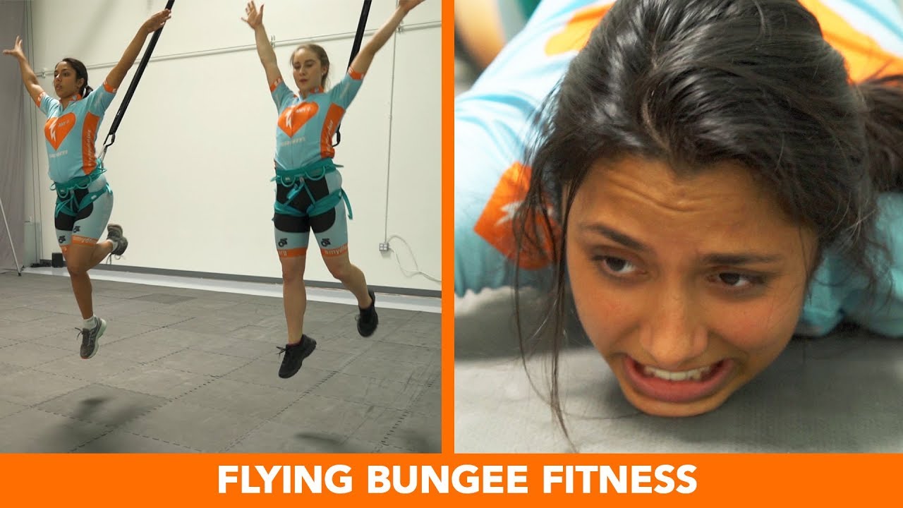 We Tried The Flying Bungee Workout 