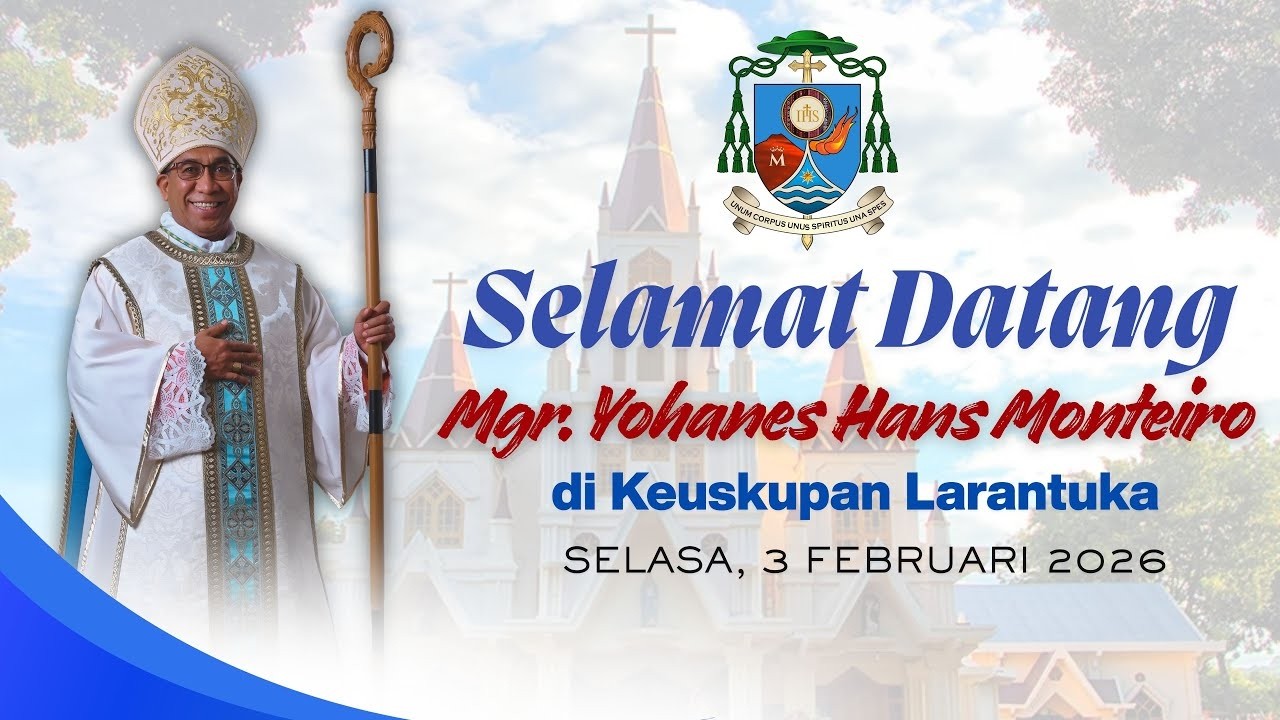 Penjemputan Mgr. Yohanes Hans Monteiro dari Ritapiret Menuju ke Keuskupan Larantuka