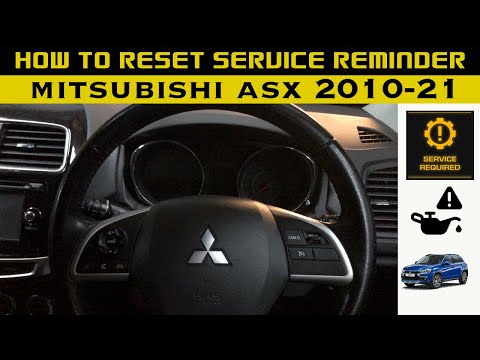 MITSUBISHI ASX RESET SERVICE REMINDER