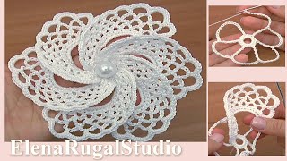 Large Crochet Flower Tutorial