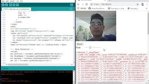 ESP32-CAM Face Detection (tfjs face-api.js)