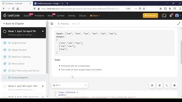 LeetCode Day 6 Group Anagrams 15 lines code!!