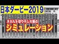 【日本ダービー2019】枠番確定後シミュレーション【スタポケ】
