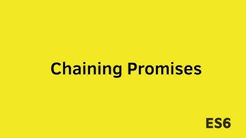 ES6 - Chaining Promises