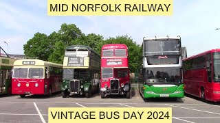 Mid Norfolk Railway Vintage Bus Day 2024
