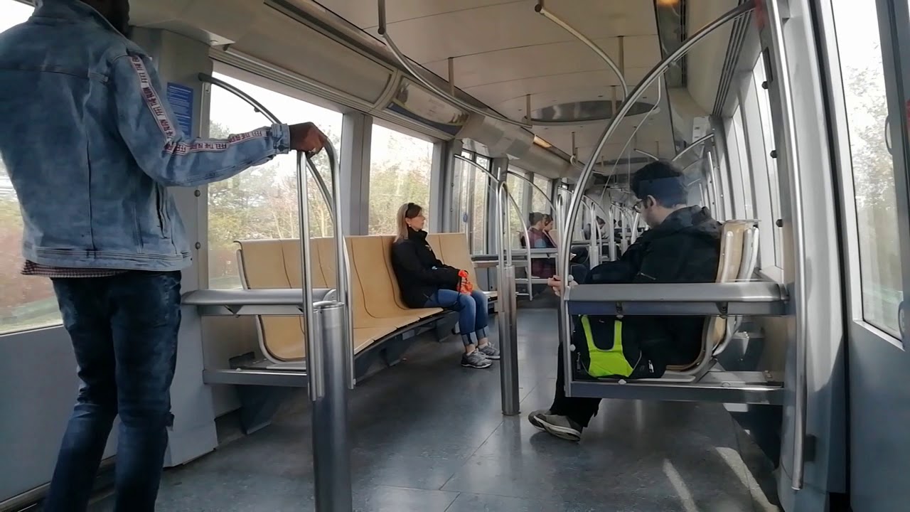 U Bahn München Mitfahrt auf der U6 Richtung Garching Forschungszentrum