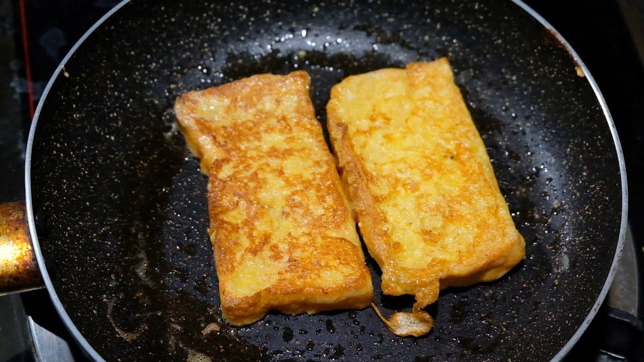 ขนมปังชุปไข่  eeg Toast ทำง่ายอร่อยมาก