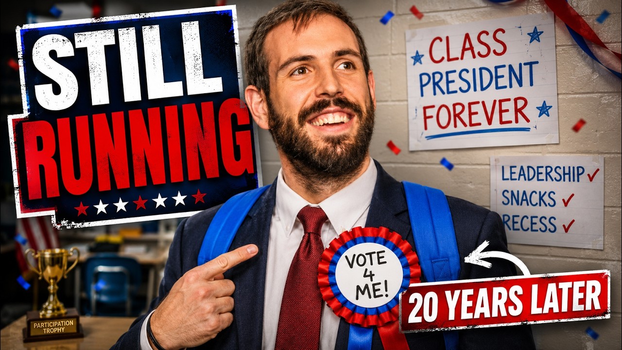 This ADULT is running for Fifth Grade Class President?!