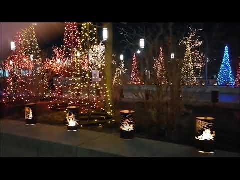 Video: Luci di Natale a S alt Lake City