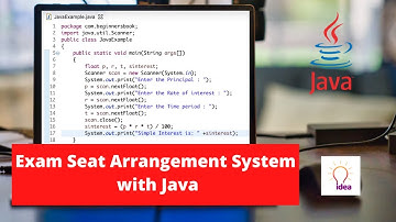 Exam Seat Arrangement System With Java | Java Projects