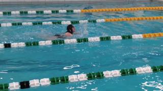 Becca at Special Olympics swim practice - March 4, 2017
