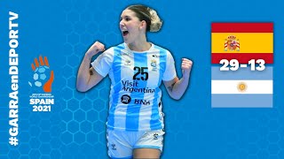 ARGENTINA VS ESPAÑA | MUNDIAL DE HANDBALL FEMENINO ESPAÑA 2021 | #GARRAenDEPORTV