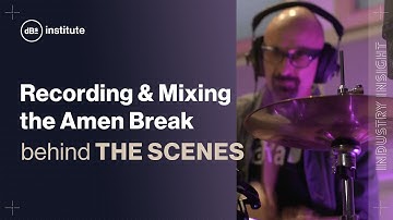 Recreating the original Amen Break | Behind the scenes: recording & mixing