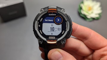 How to Set Time on Garmin Instinct 3