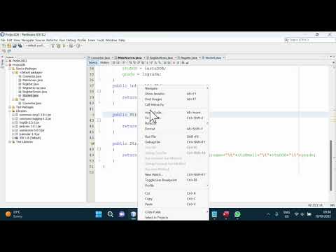 Netbeans Java application(GUI, OOP, DB):Part 4 - Base class