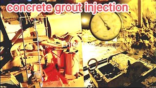 How to grouting injection process under concrete structure| civil works