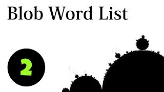 2 Blob Word List: blob.words inTextBlob