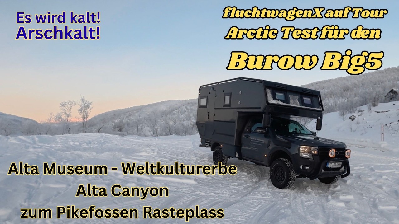 (0104) Arctic Tour 2026 Alta Museum / Alta Canyon / Pikefossen Rasteplass