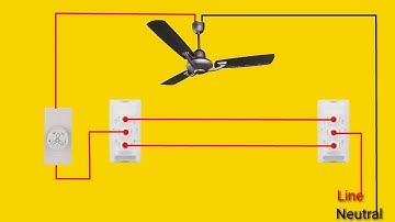 2 Switch 1 Regulator 1 Ceiling Fan Connection Ceiling Fan Wiring with 2way Switch || It