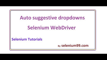 How to select an option from auto suggestive dropdown using Selenium WebDriver