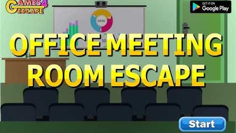 Office Meeting Room Escape Walkthrough [G4E]