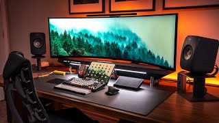 The ULTIMATE Dark Mode Maximalist Desk Setup!