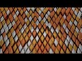 Abstract Gold Silver and Bronze Diamond Rhombus Metal Shape Tiles 4K VJ Loop Moving Background