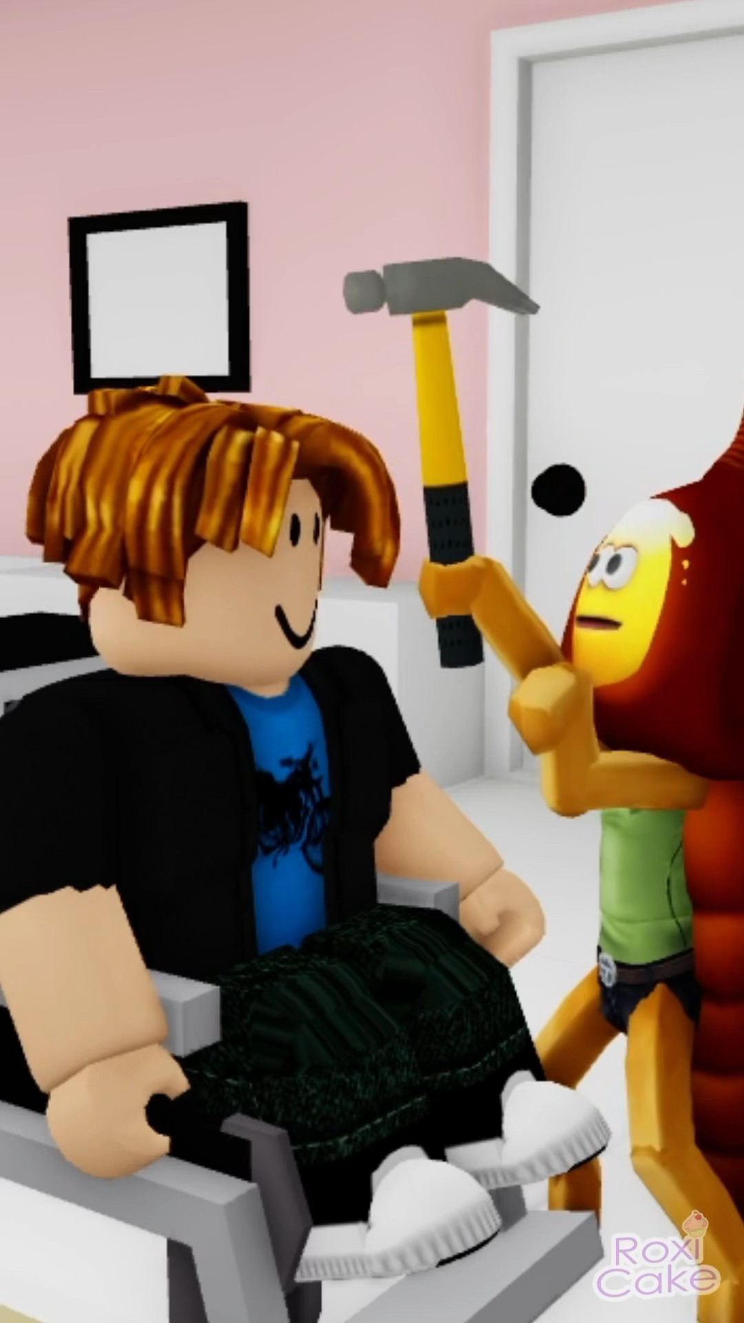 CUCARACHA PELUQUERA sale mal D: #SHORTS #ROBLOX