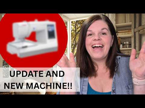 Chit Chat, Update and a NEW MACHINE!!