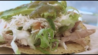 Cocinando...tostadas de pollo