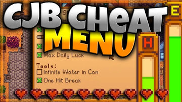How to Get CJB Cheats Menu on Stardew Valley!!!