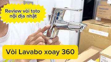 Mẫu vòi rửa mặt lavabo toto xoay 360 TLHG31DEFR mẫu 2024 #voilavabo #voiruamat #toto