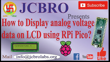 How to Display analog voltage data on LCD using RPi Pico?