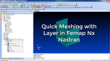 Quick meshing with layer in Femap Nx Nastran
