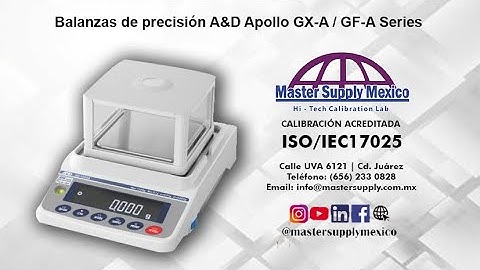 Balanzas de precisión A&D Apollo GX-A / GF-A Series