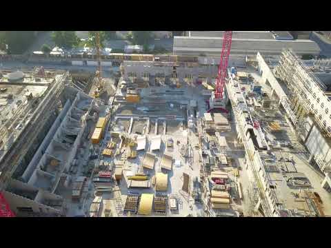 Swiss Life Arena: Überflug Baustelle